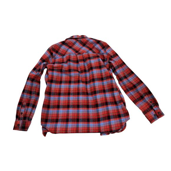 Duluth Trading Company red white plaid flannel Christmas holiday winter sz XS - Picture 9 of 9